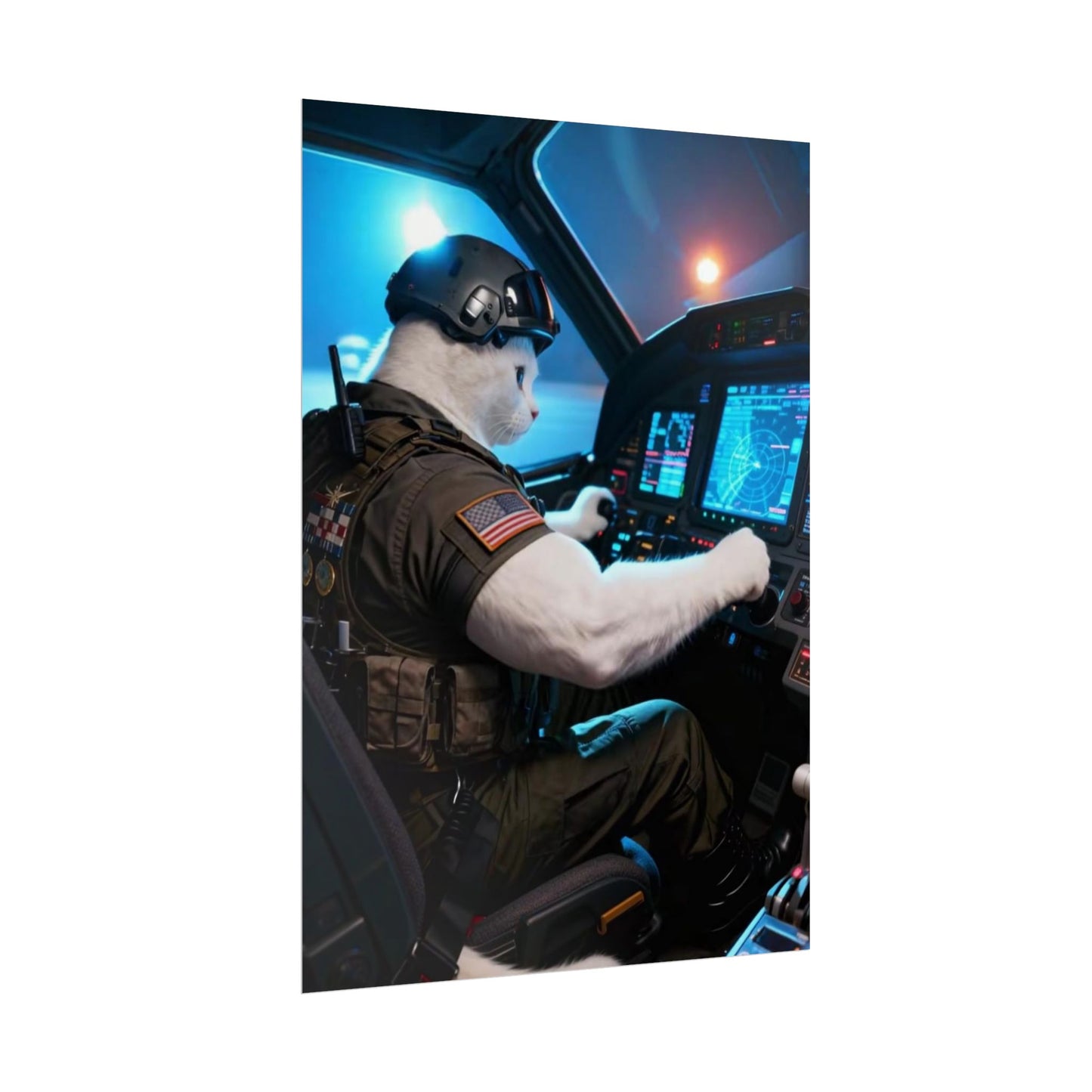 Figther Jet Poster, Great for Aviation Enthusiasts, Kids' Room Decor, Unique Gift for Pilots, Animal Wall Art