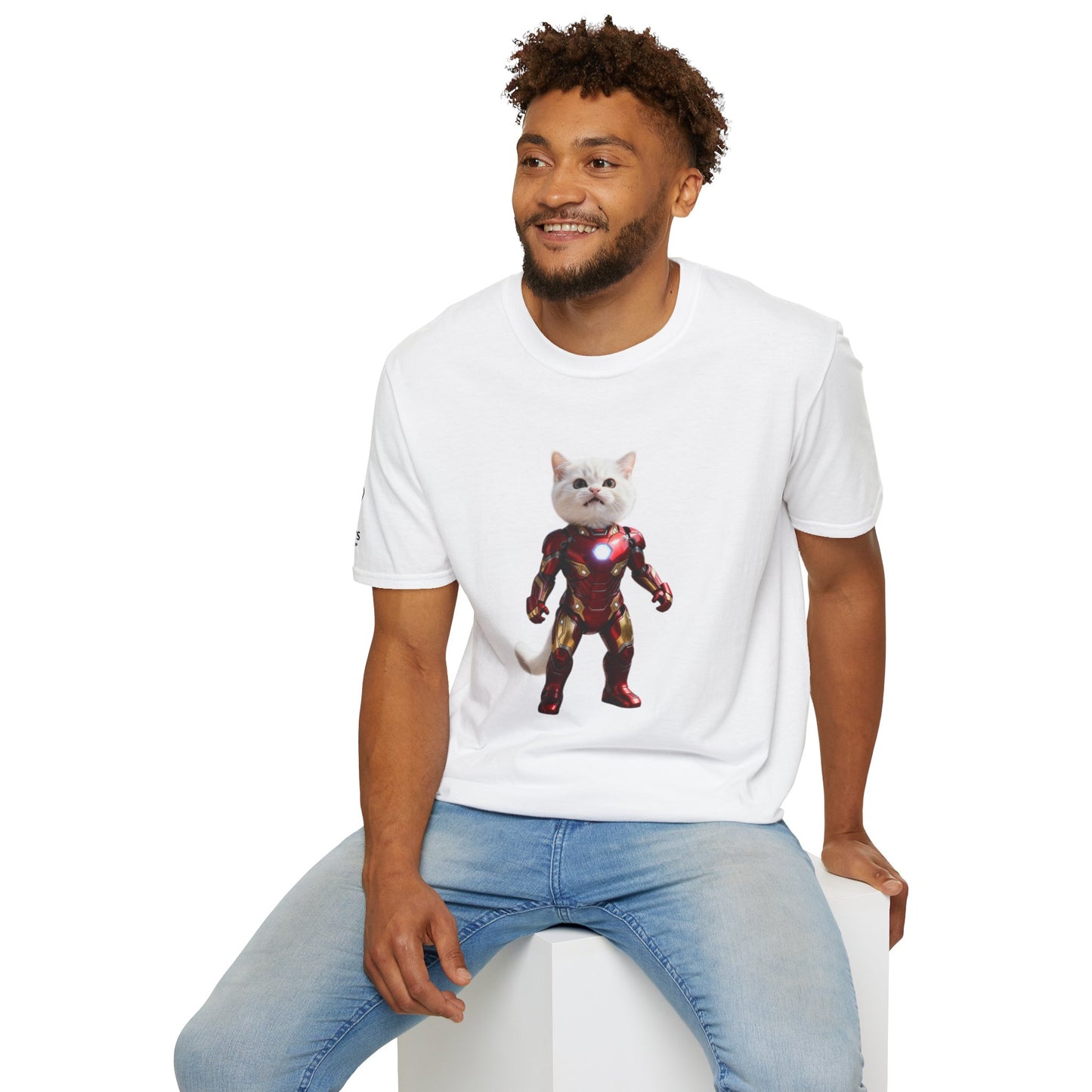 Cat Superhero T-Shirt - Adorable Pet Lover Tee, Unique Gift for Kids & Adults, Fun Fashion for Birthdays & Holidays