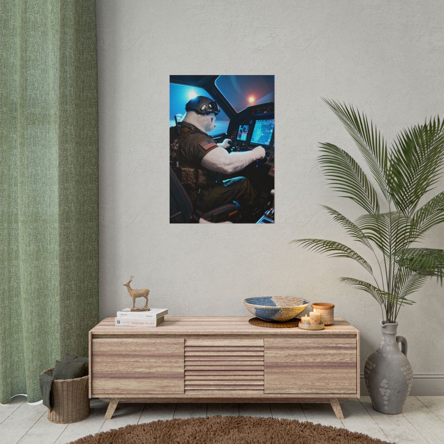 Figther Jet Poster, Great for Aviation Enthusiasts, Kids' Room Decor, Unique Gift for Pilots, Animal Wall Art