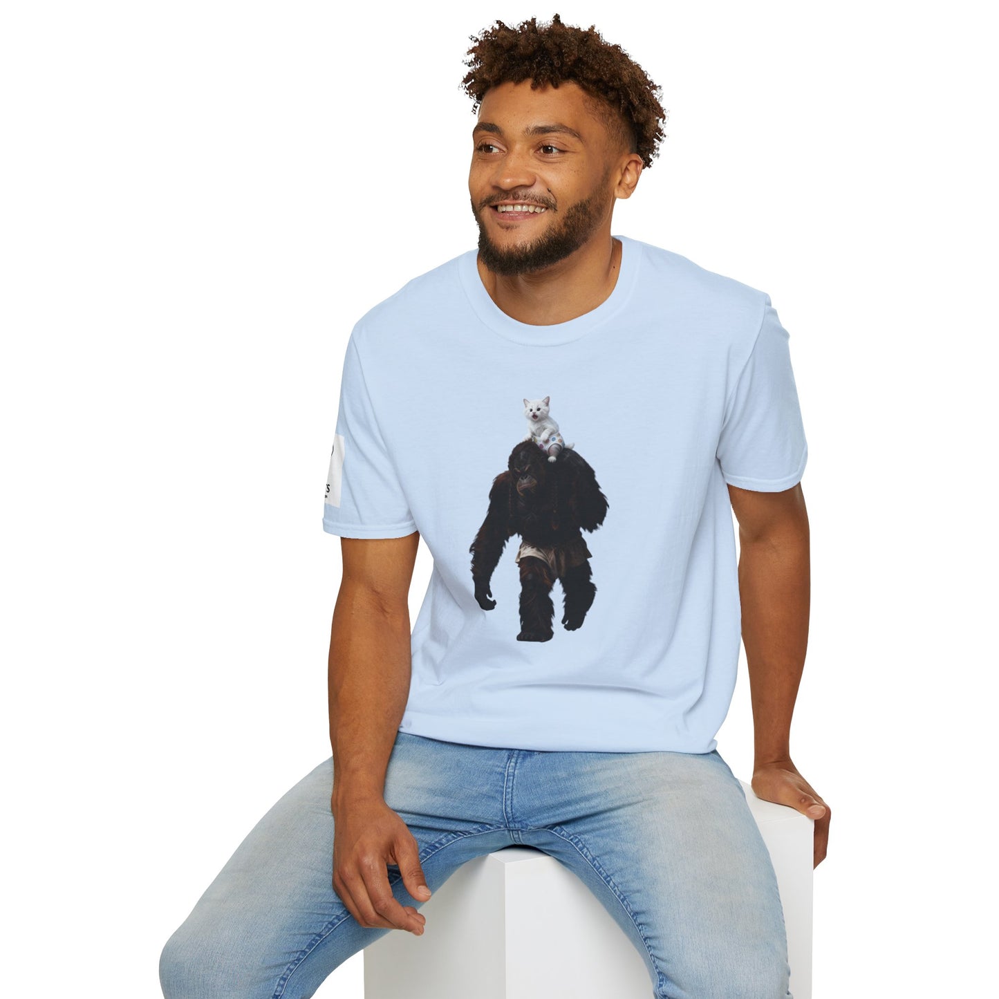 SuperHero Orangutan Lover T-Shirt, Funny Graphic Tee, Unisex Summer Shirt, Sasquatch Gift, Nature Enthusiast Top