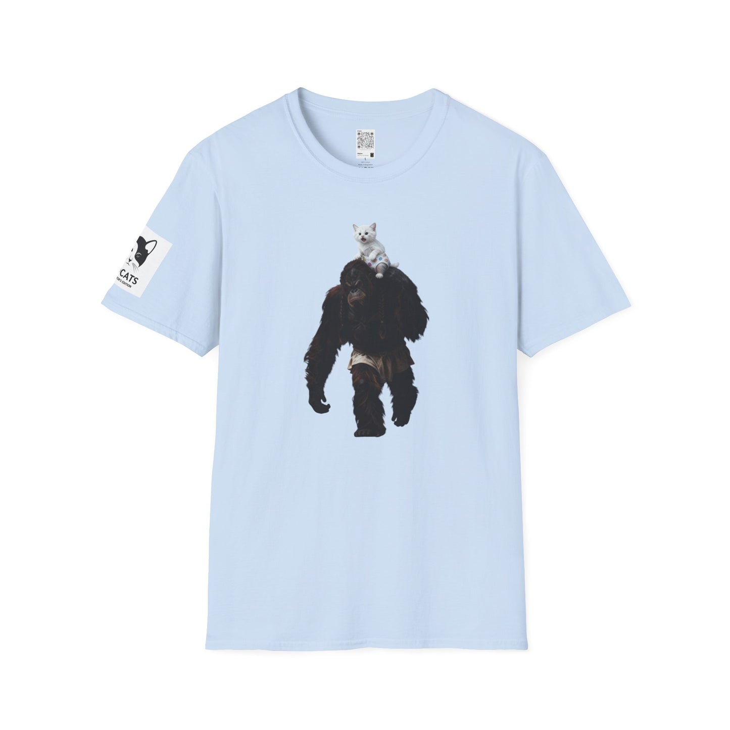 SuperHero Orangutan Lover T-Shirt, Funny Graphic Tee, Unisex Summer Shirt, Sasquatch Gift, Nature Enthusiast Top
