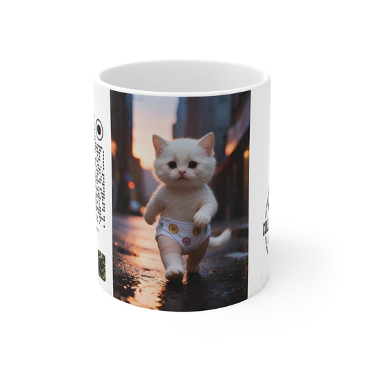 KITTEN - Ceramic Coffee Cups, 11oz, 15oz