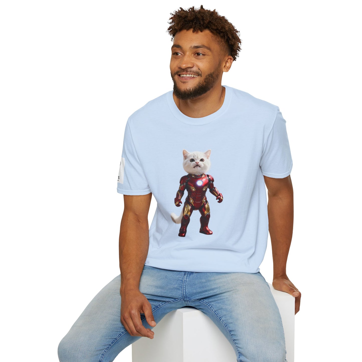 Cat Superhero T-Shirt - Adorable Pet Lover Tee, Unique Gift for Kids & Adults, Fun Fashion for Birthdays & Holidays