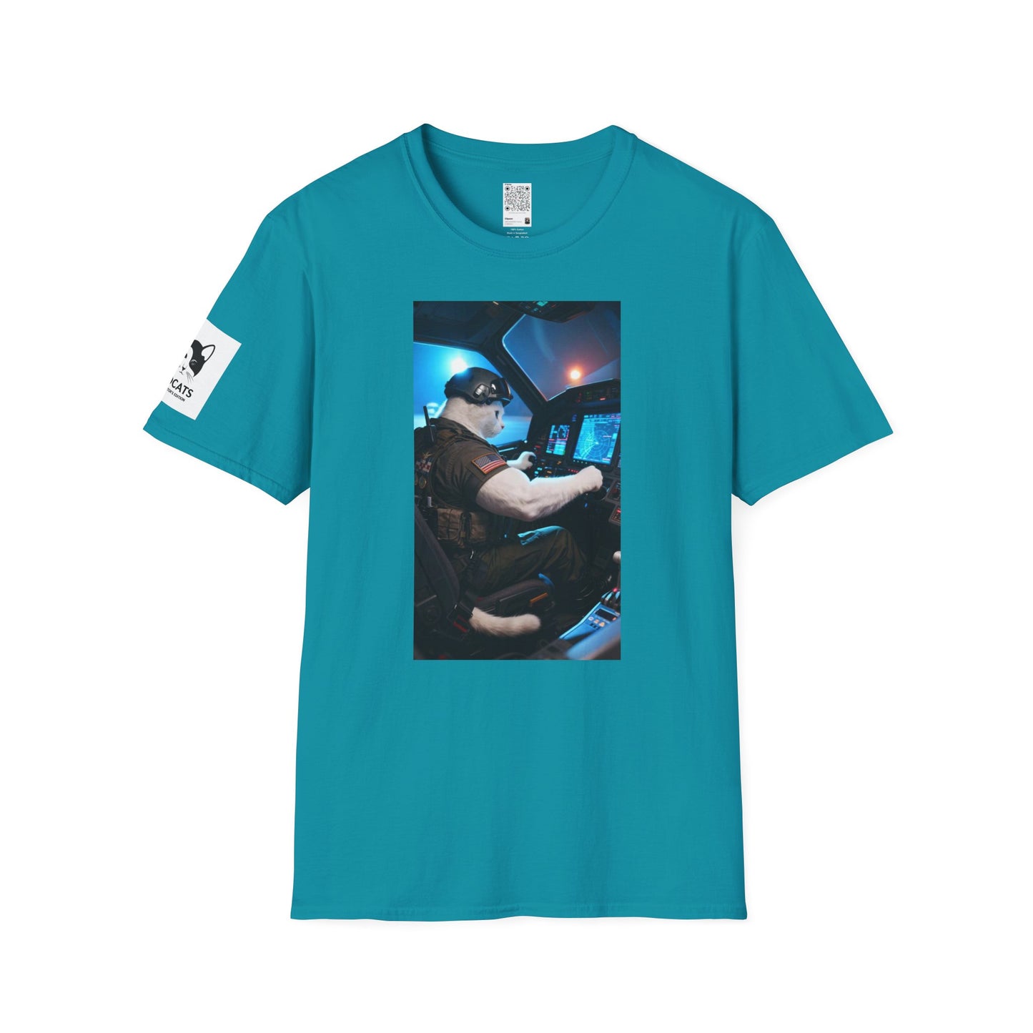 Fighter Jet Unisex Softstyle T-Shirt, Aviation Gift, Casual Wear, Travel Enthusiast Shirt, Perfect for Birthdays & Holidays
