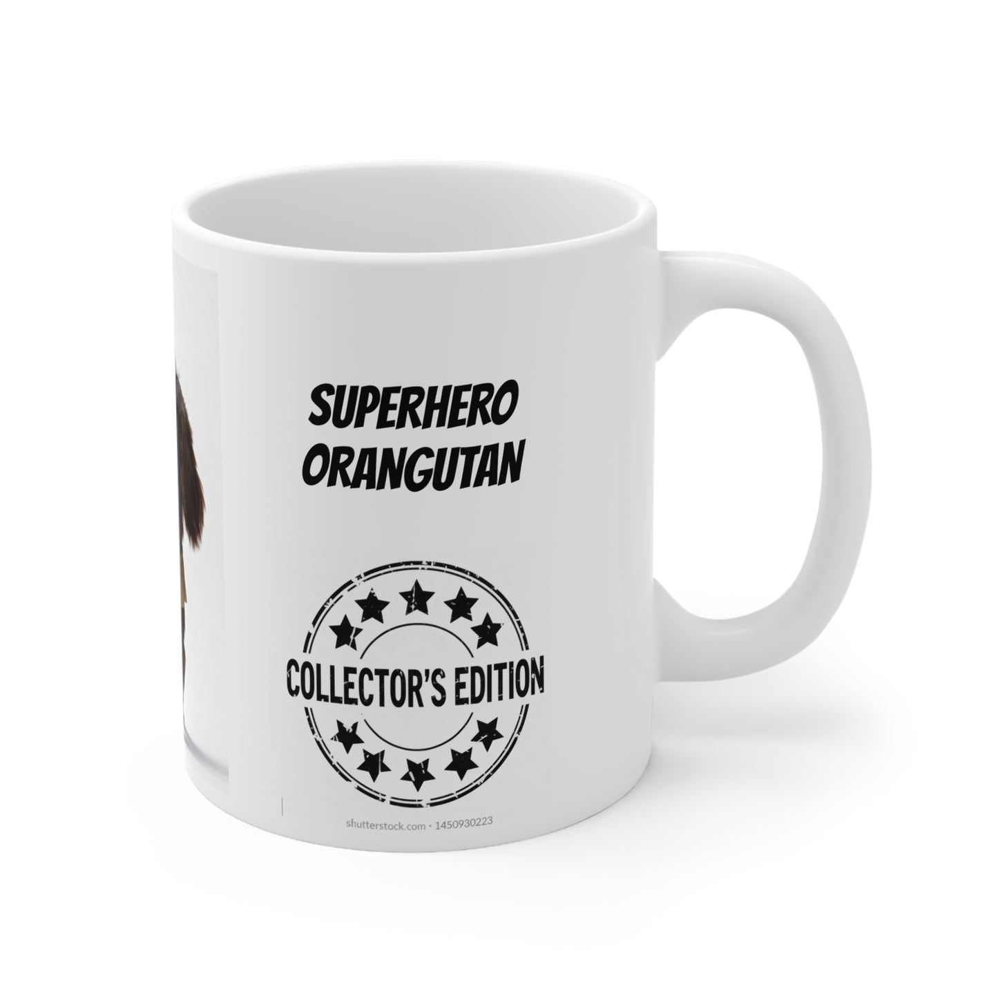 SUPERHERO ORANGUTAN - Ceramic Coffee Cups, 11oz, 15oz