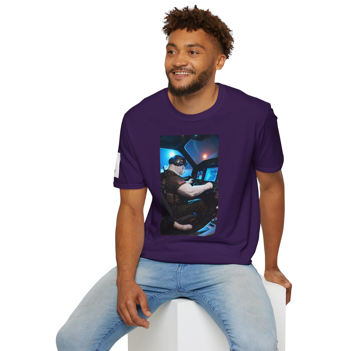 Fighter Jet Unisex Softstyle T-Shirt, Aviation Gift, Casual Wear, Travel Enthusiast Shirt, Perfect for Birthdays & Holidays