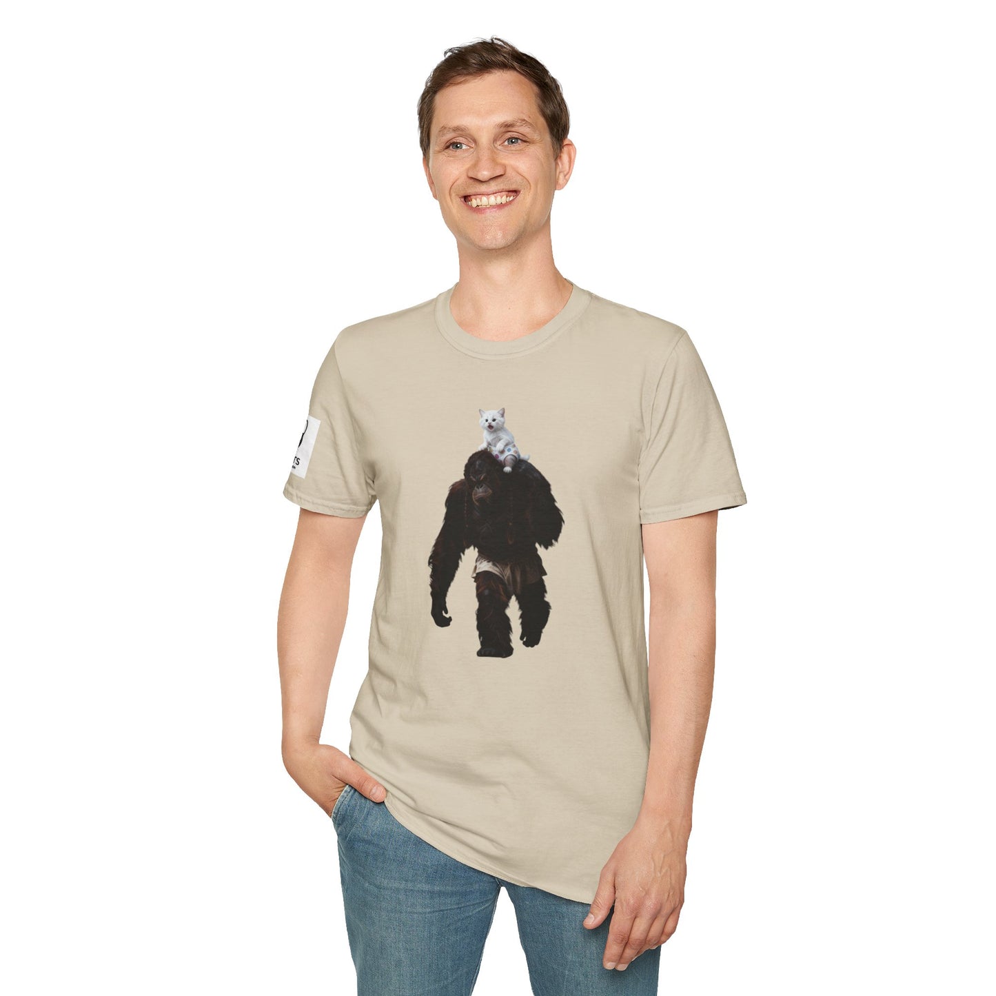 SuperHero Orangutan Lover T-Shirt, Funny Graphic Tee, Unisex Summer Shirt, Sasquatch Gift, Nature Enthusiast Top