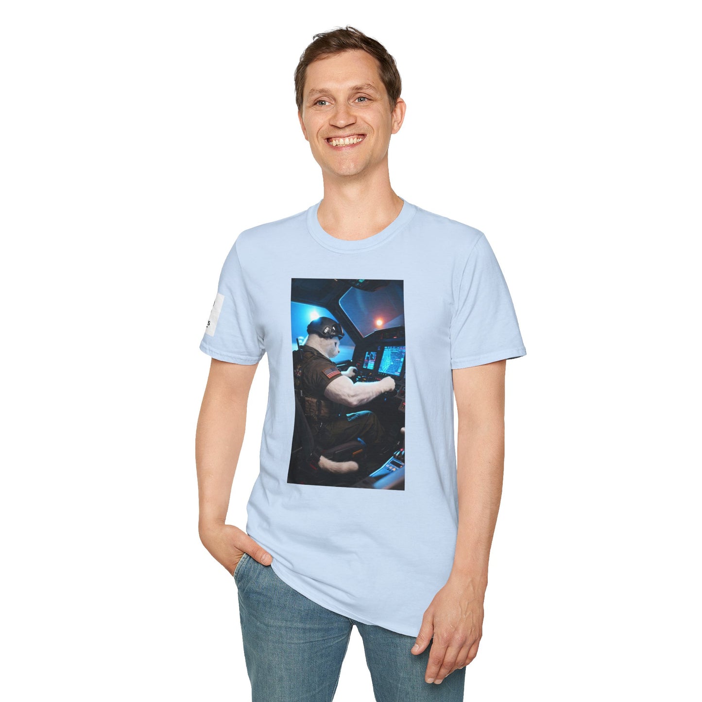 Fighter Jet Unisex Softstyle T-Shirt, Aviation Gift, Casual Wear, Travel Enthusiast Shirt, Perfect for Birthdays & Holidays