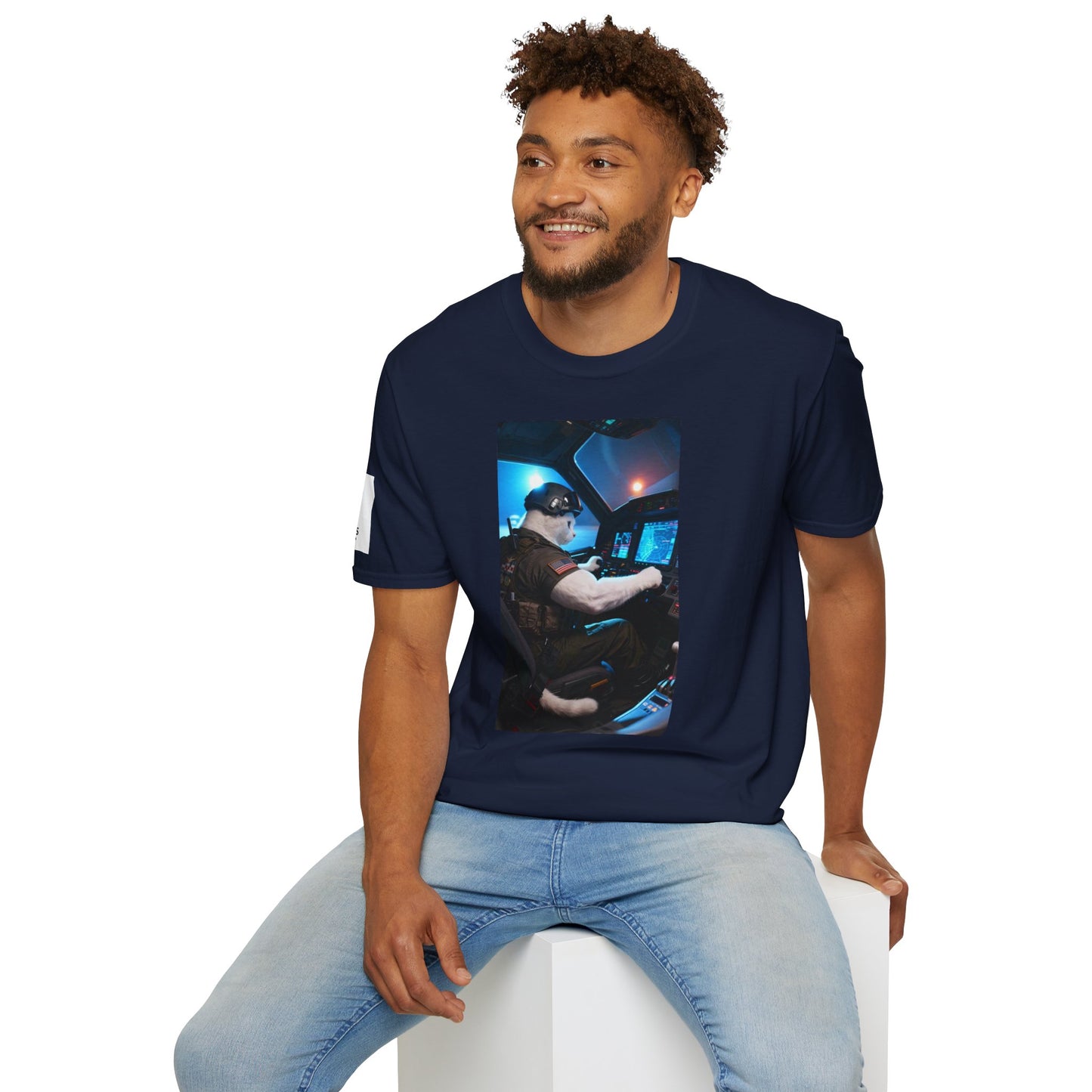 Fighter Jet Unisex Softstyle T-Shirt, Aviation Gift, Casual Wear, Travel Enthusiast Shirt, Perfect for Birthdays & Holidays