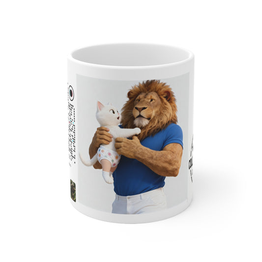 LION DAD - Ceramic Coffee Cups, 11oz, 15oz