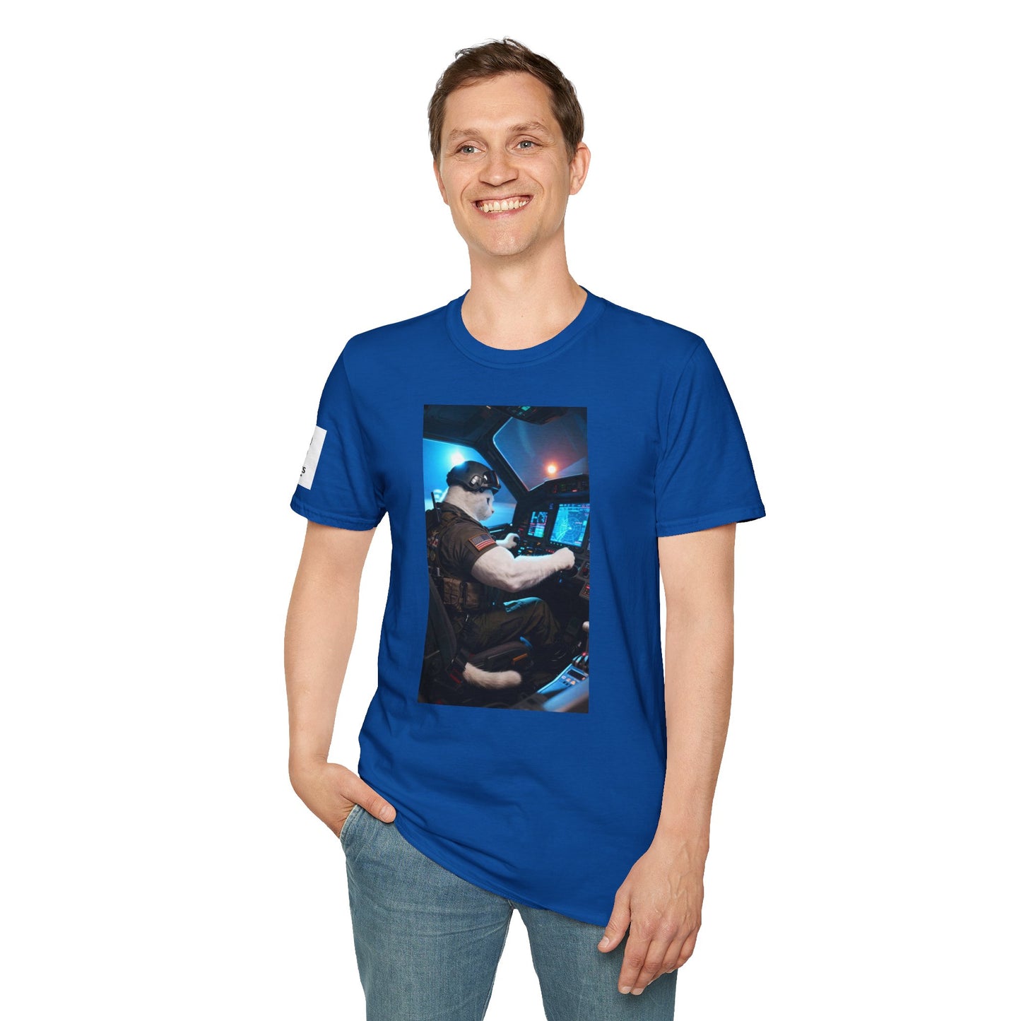 Fighter Jet Unisex Softstyle T-Shirt, Aviation Gift, Casual Wear, Travel Enthusiast Shirt, Perfect for Birthdays & Holidays