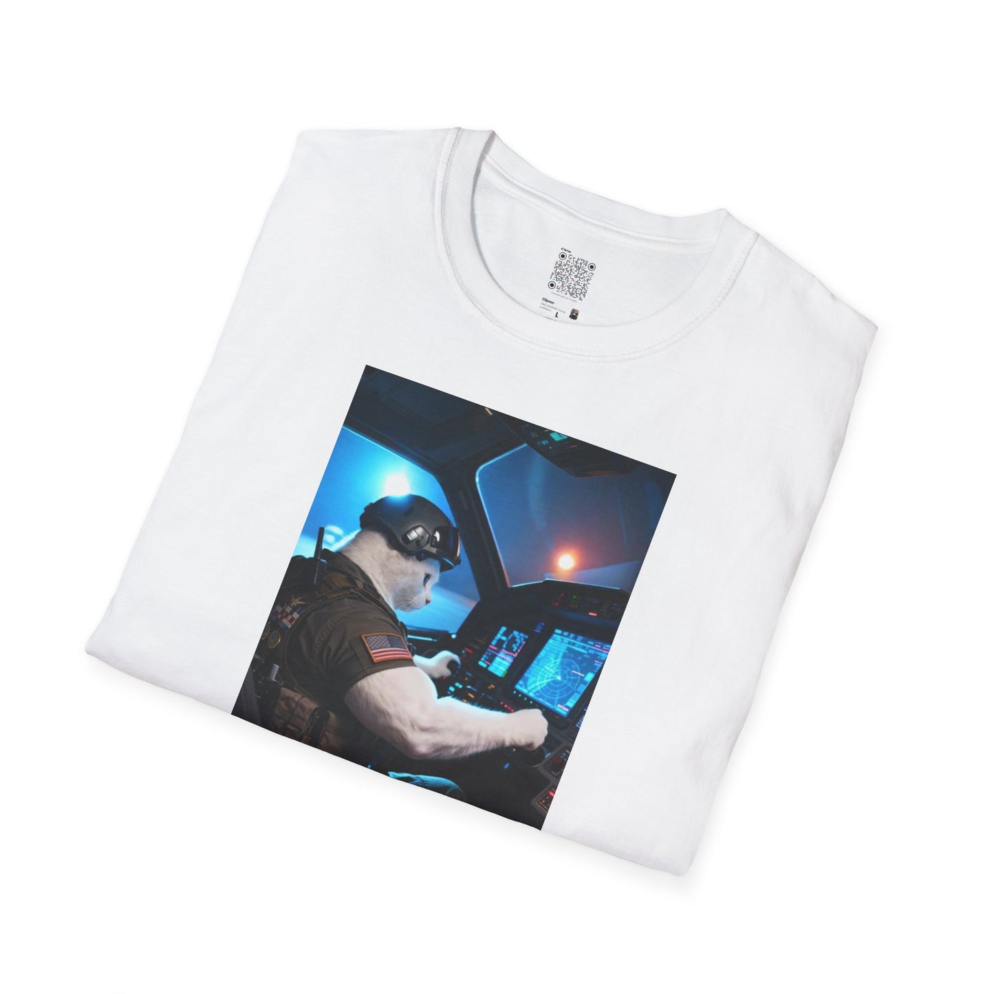 Fighter Jet Unisex Softstyle T-Shirt, Aviation Gift, Casual Wear, Travel Enthusiast Shirt, Perfect for Birthdays & Holidays