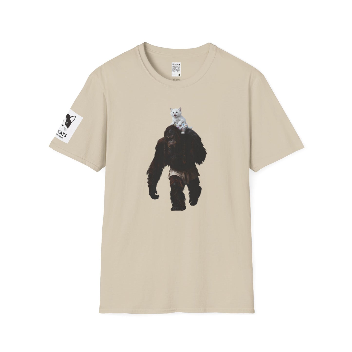 SuperHero Orangutan Lover T-Shirt, Funny Graphic Tee, Unisex Summer Shirt, Sasquatch Gift, Nature Enthusiast Top