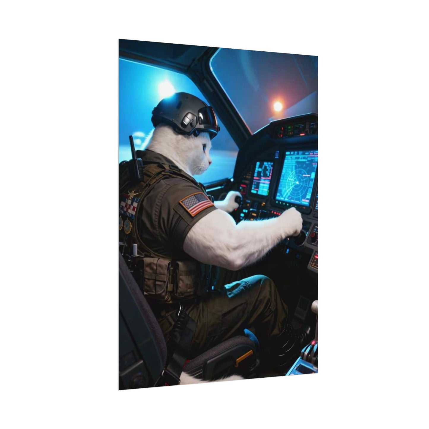Figther Jet Poster, Great for Aviation Enthusiasts, Kids' Room Decor, Unique Gift for Pilots, Animal Wall Art
