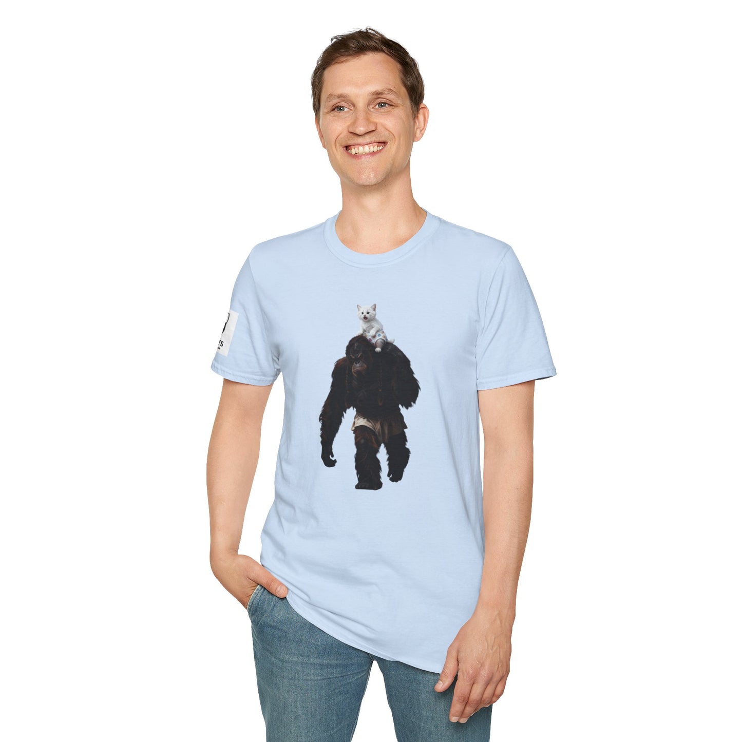 SuperHero Orangutan Lover T-Shirt, Funny Graphic Tee, Unisex Summer Shirt, Sasquatch Gift, Nature Enthusiast Top