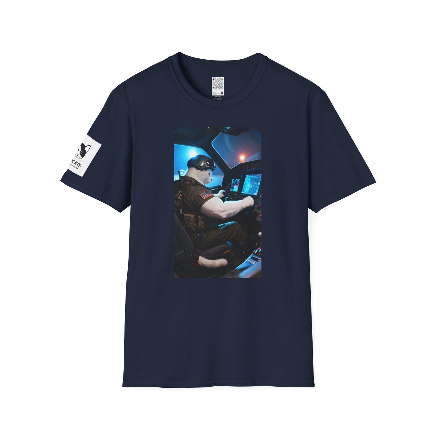 Fighter Jet Unisex Softstyle T-Shirt, Aviation Gift, Casual Wear, Travel Enthusiast Shirt, Perfect for Birthdays & Holidays