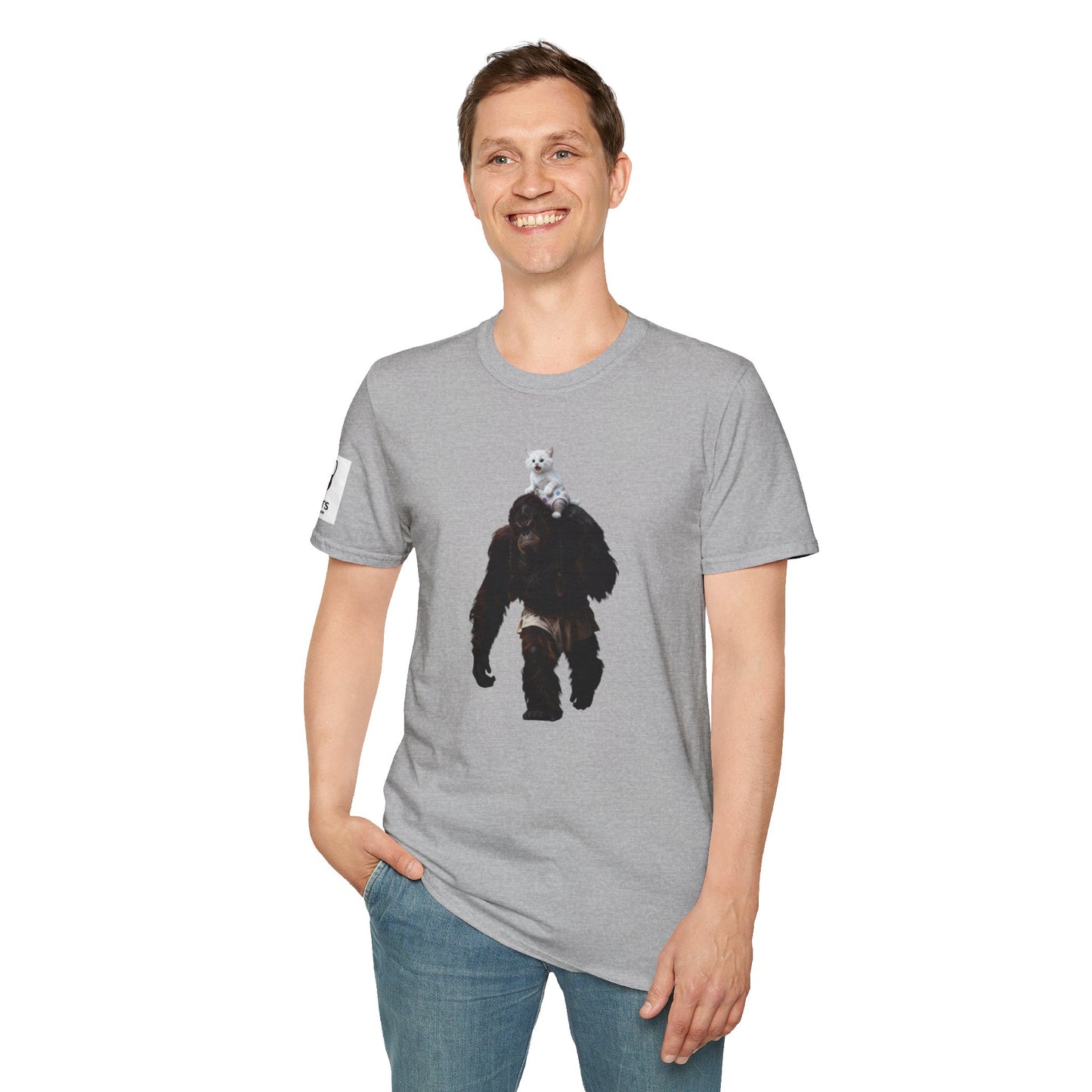 SuperHero Orangutan Lover T-Shirt, Funny Graphic Tee, Unisex Summer Shirt, Sasquatch Gift, Nature Enthusiast Top