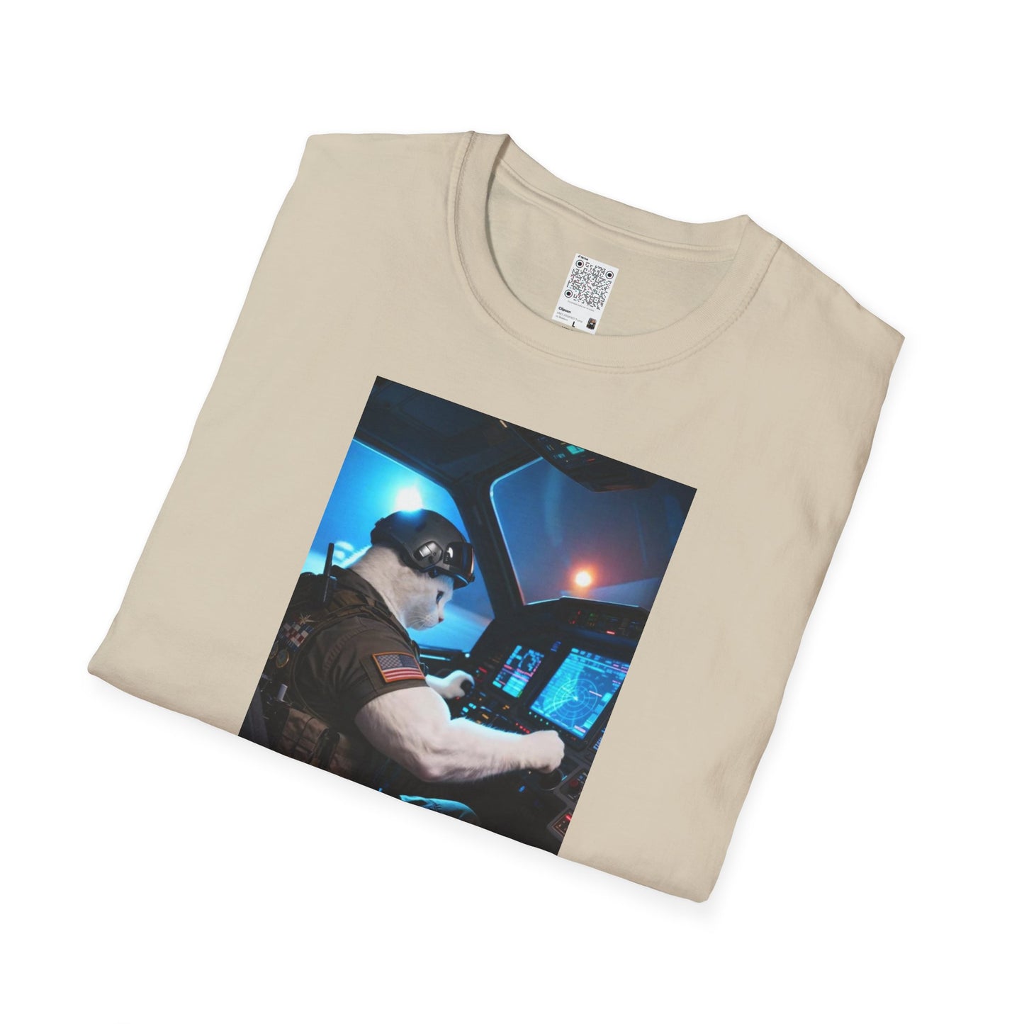Fighter Jet Unisex Softstyle T-Shirt, Aviation Gift, Casual Wear, Travel Enthusiast Shirt, Perfect for Birthdays & Holidays