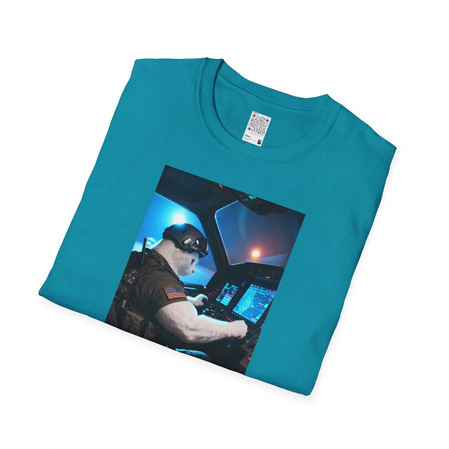 Fighter Jet Unisex Softstyle T-Shirt, Aviation Gift, Casual Wear, Travel Enthusiast Shirt, Perfect for Birthdays & Holidays