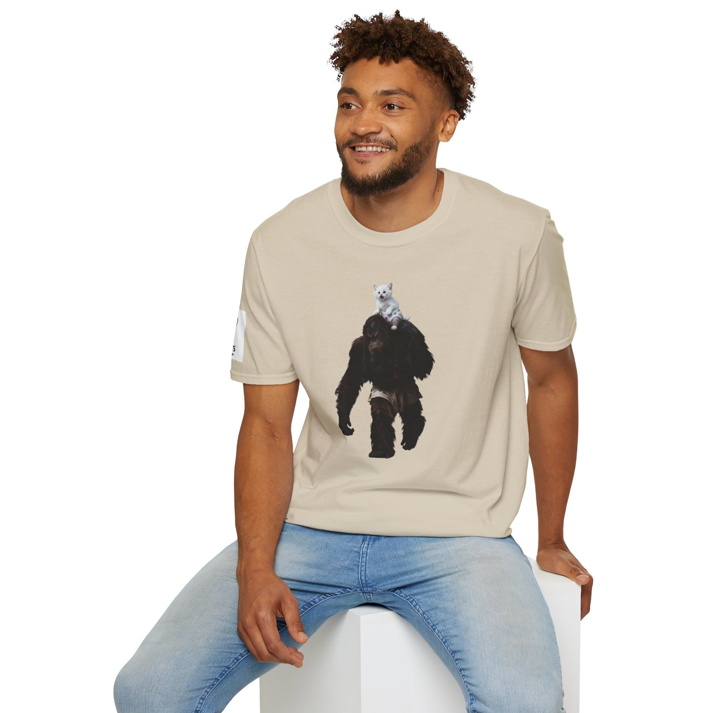 SuperHero Orangutan Lover T-Shirt, Funny Graphic Tee, Unisex Summer Shirt, Sasquatch Gift, Nature Enthusiast Top