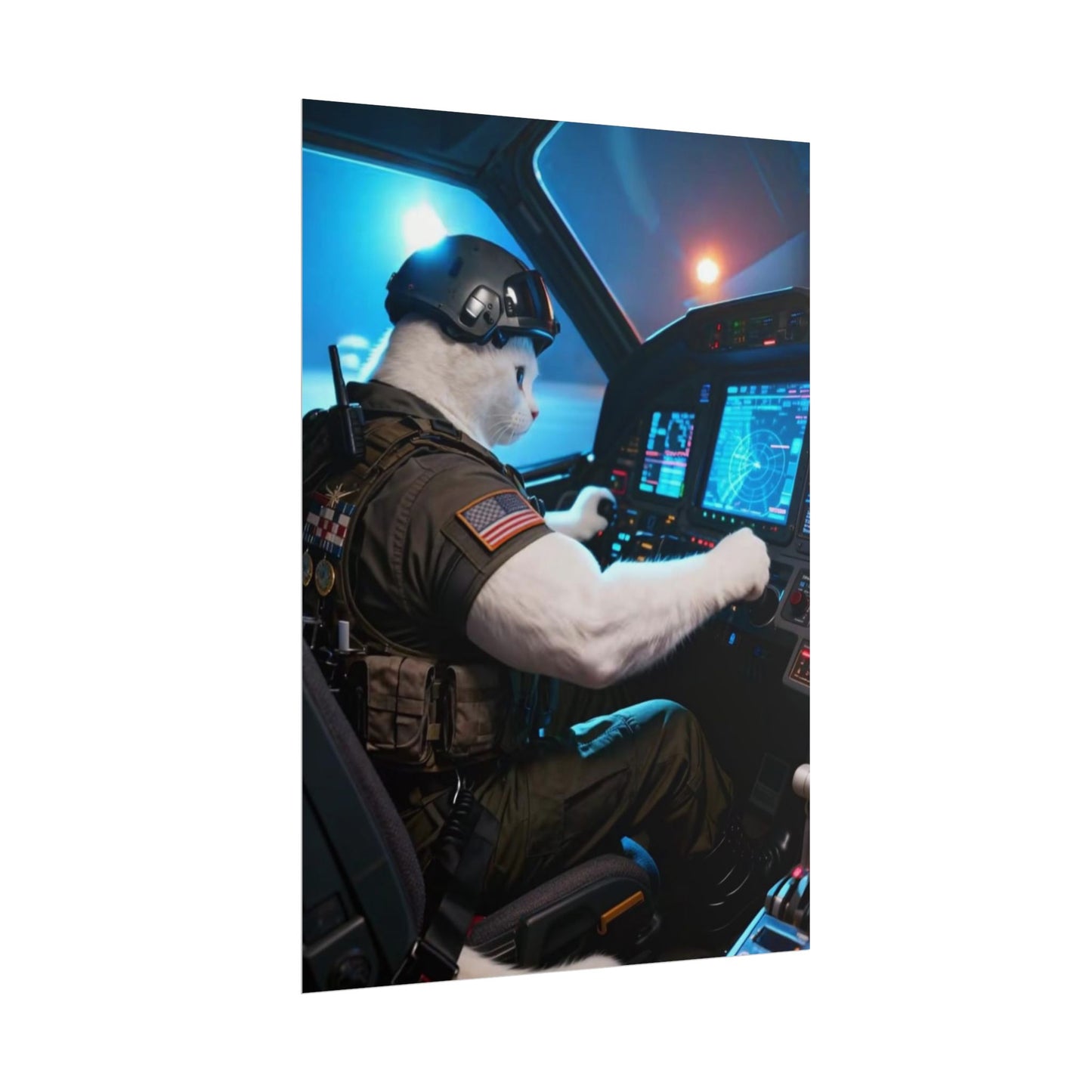 Figther Jet Poster, Great for Aviation Enthusiasts, Kids' Room Decor, Unique Gift for Pilots, Animal Wall Art