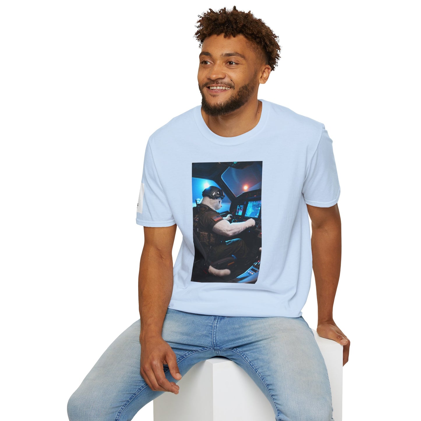 Fighter Jet Unisex Softstyle T-Shirt, Aviation Gift, Casual Wear, Travel Enthusiast Shirt, Perfect for Birthdays & Holidays