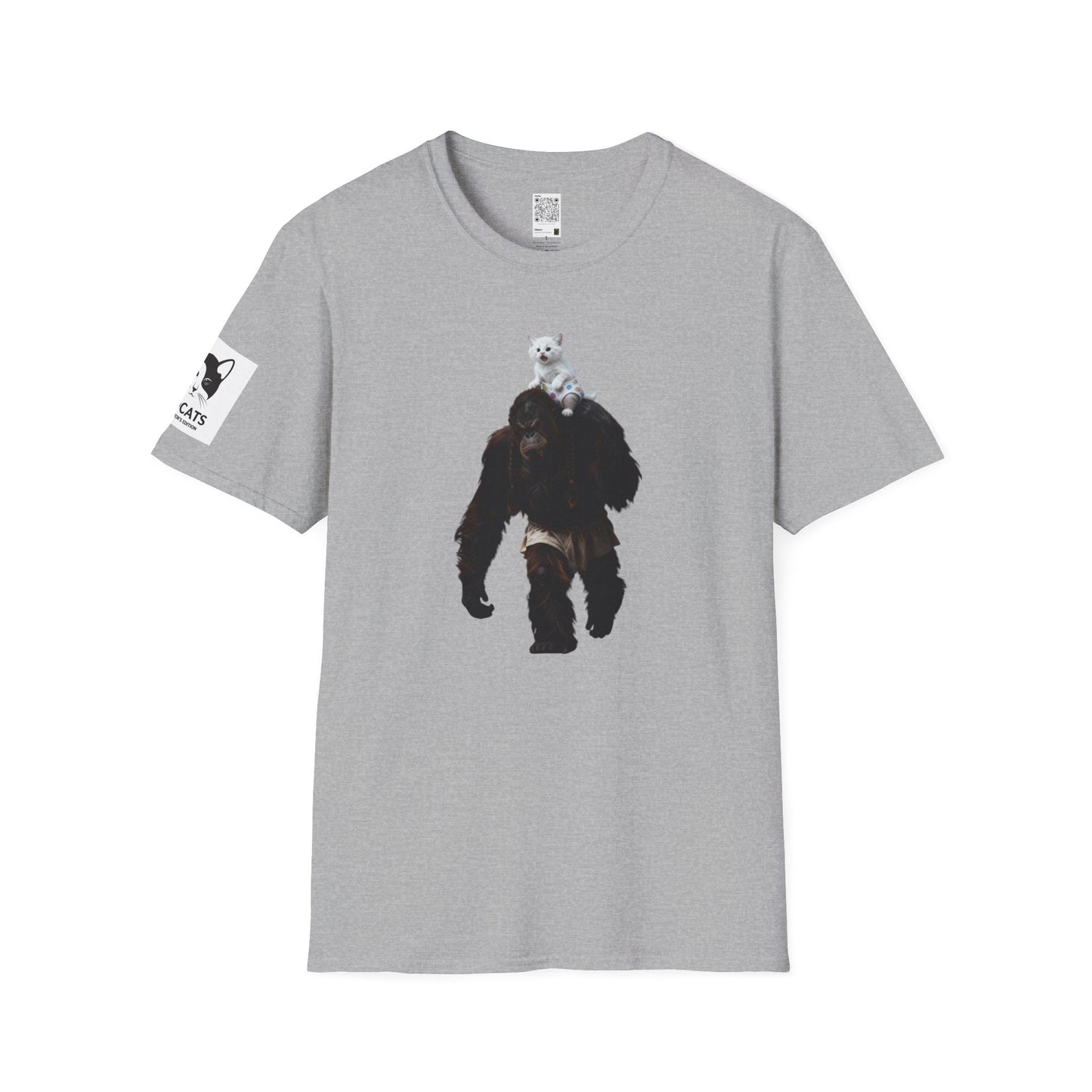 SuperHero Orangutan Lover T-Shirt, Funny Graphic Tee, Unisex Summer Shirt, Sasquatch Gift, Nature Enthusiast Top