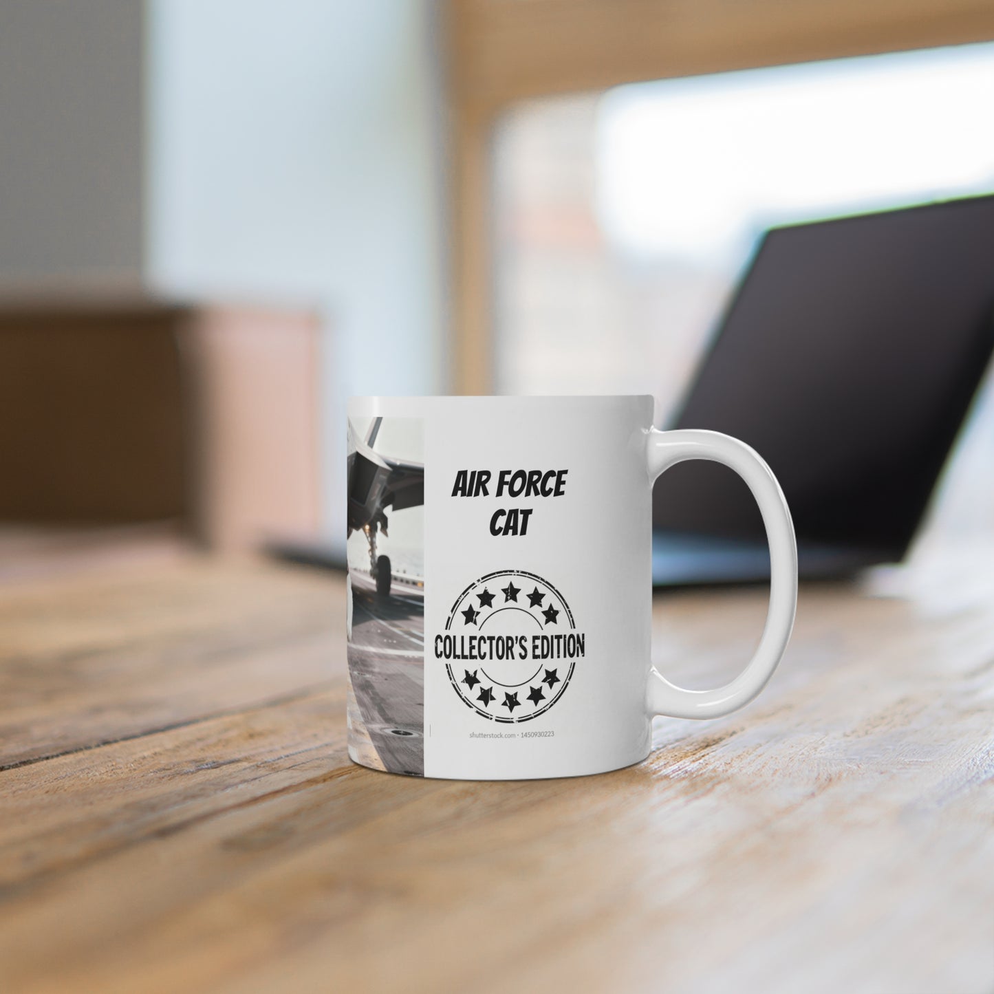 AIR FORCE  CAT - Ceramic Coffee Cups, 11oz, 15oz