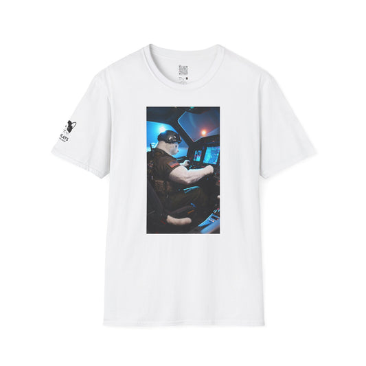 Fighter Jet Unisex Softstyle T-Shirt, Aviation Gift, Casual Wear, Travel Enthusiast Shirt, Perfect for Birthdays & Holidays