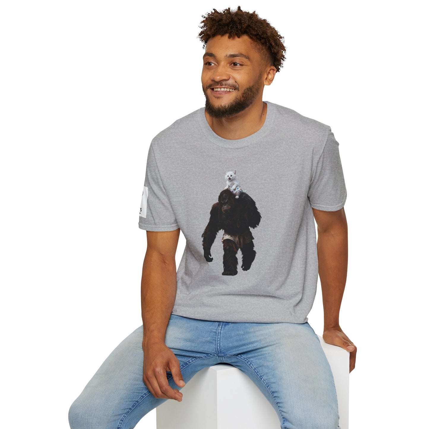 SuperHero Orangutan Lover T-Shirt, Funny Graphic Tee, Unisex Summer Shirt, Sasquatch Gift, Nature Enthusiast Top