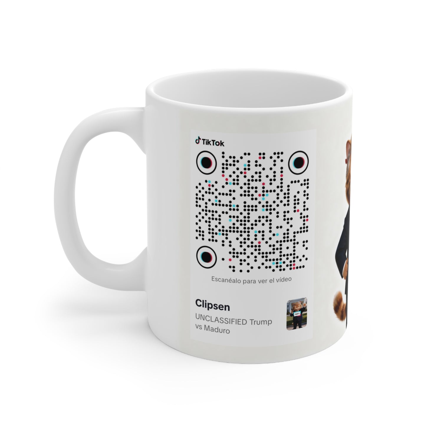 TRUMP CAT - Ceramic Coffee Cups, 11oz, 15oz