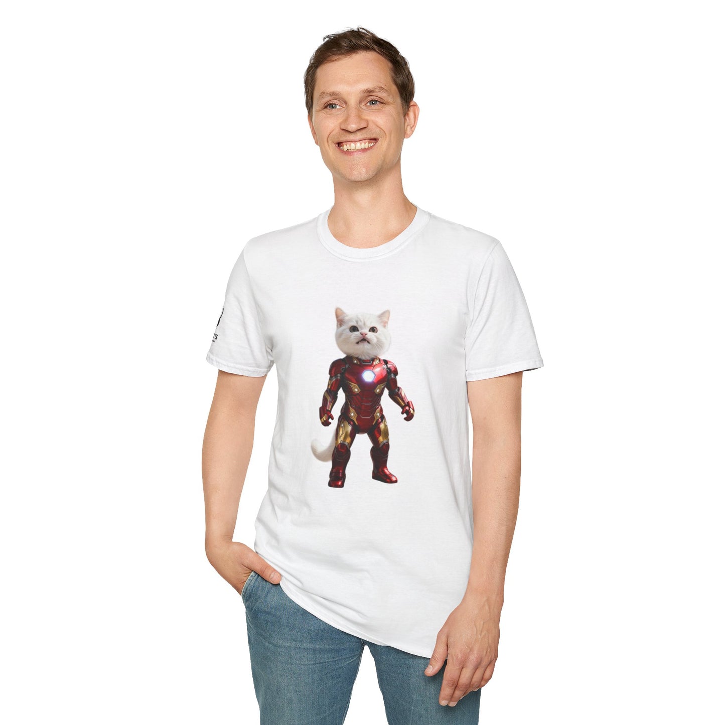 Cat Superhero T-Shirt - Adorable Pet Lover Tee, Unique Gift for Kids & Adults, Fun Fashion for Birthdays & Holidays