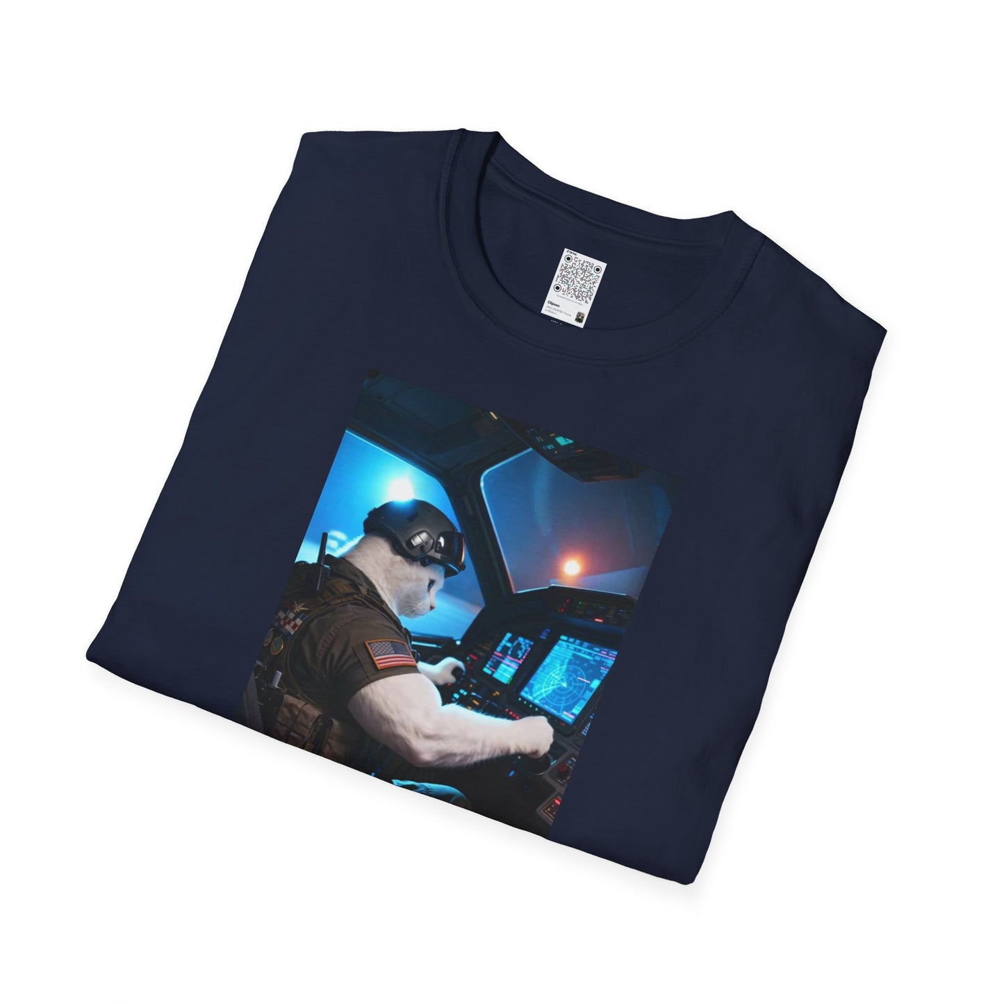 Fighter Jet Unisex Softstyle T-Shirt, Aviation Gift, Casual Wear, Travel Enthusiast Shirt, Perfect for Birthdays & Holidays