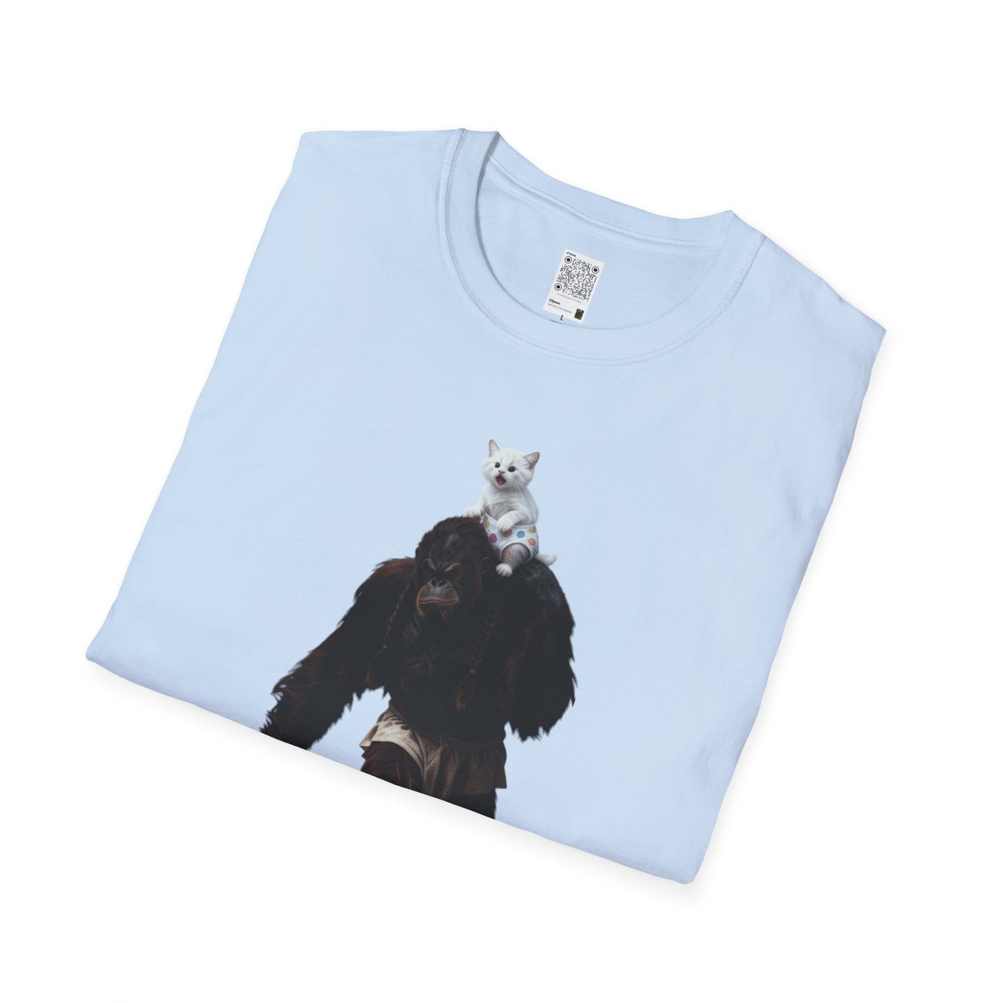 SuperHero Orangutan Lover T-Shirt, Funny Graphic Tee, Unisex Summer Shirt, Sasquatch Gift, Nature Enthusiast Top
