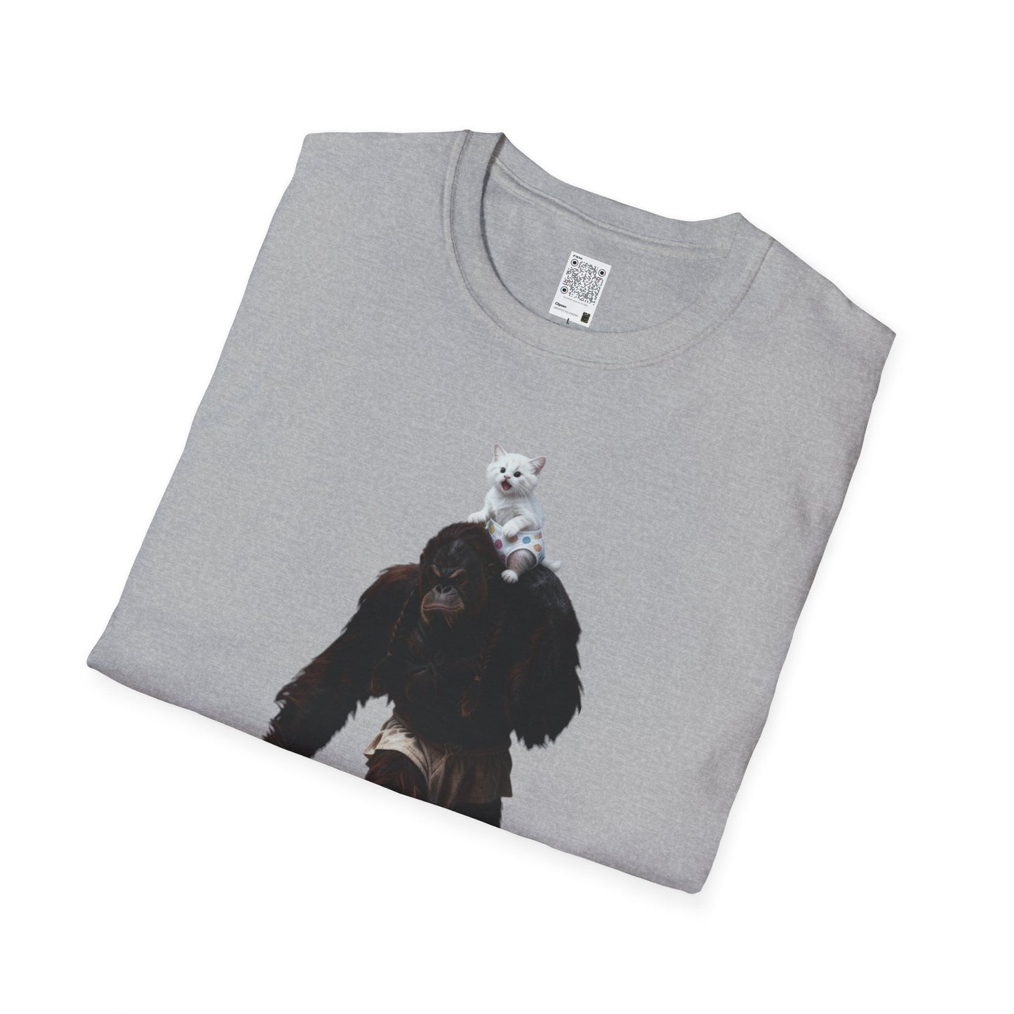 SuperHero Orangutan Lover T-Shirt, Funny Graphic Tee, Unisex Summer Shirt, Sasquatch Gift, Nature Enthusiast Top