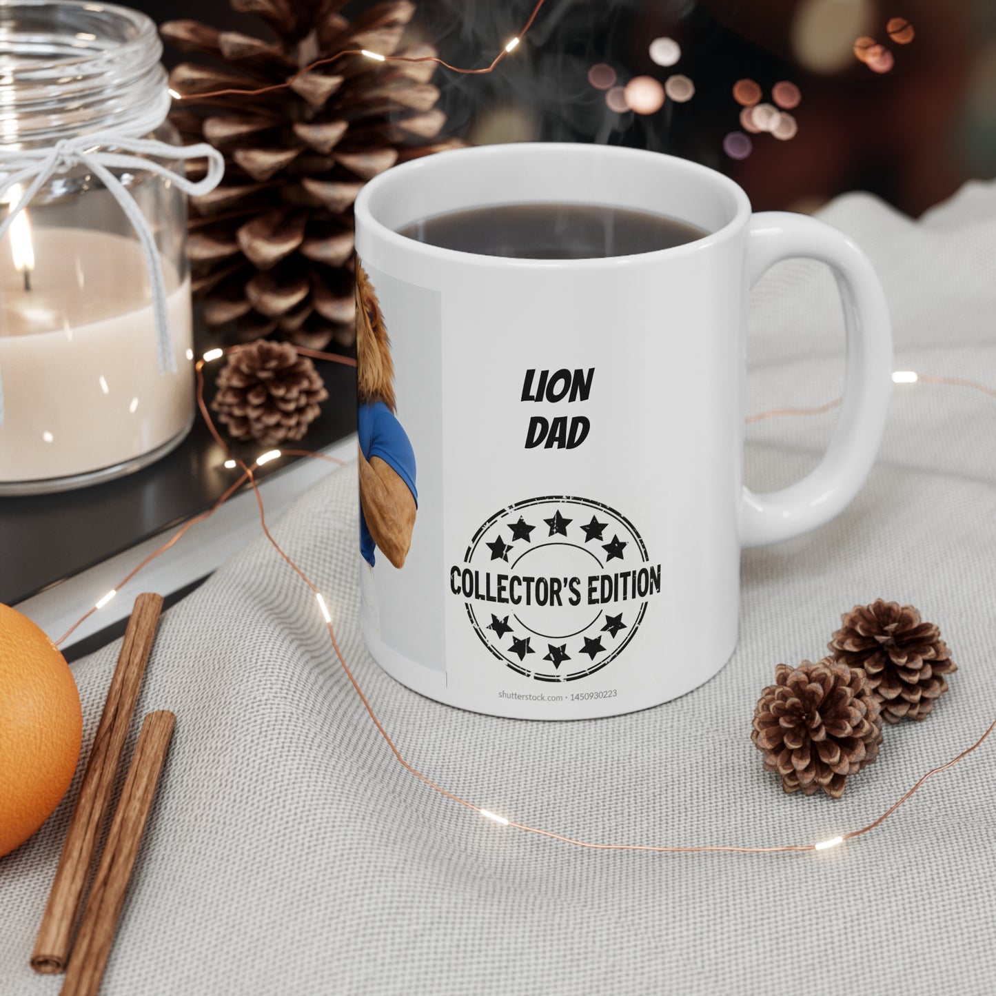 LION DAD - Ceramic Coffee Cups, 11oz, 15oz