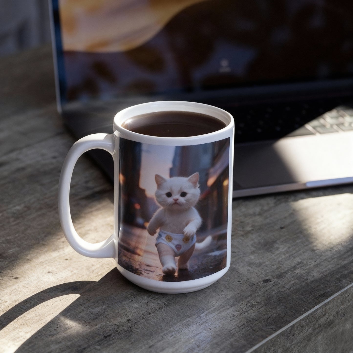 KITTEN - Ceramic Coffee Cups, 11oz, 15oz