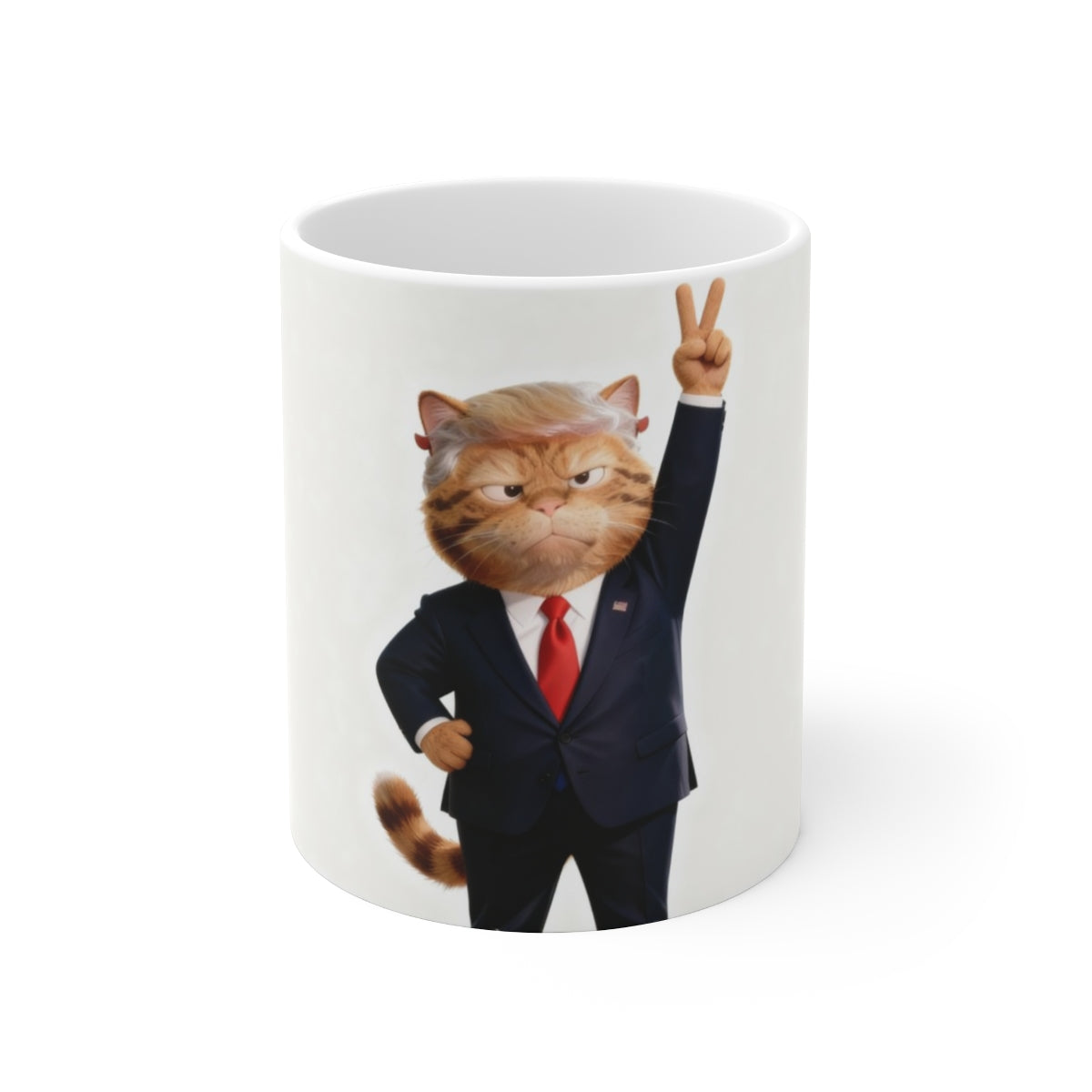 TRUMP CAT - Ceramic Coffee Cups, 11oz, 15oz