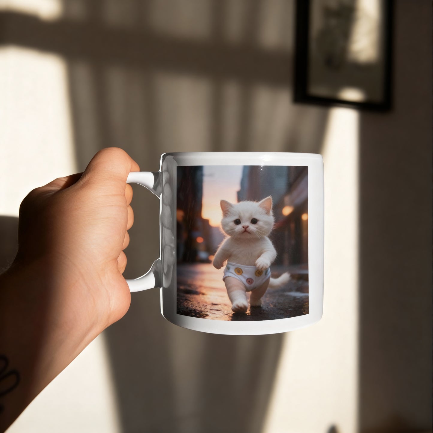 KITTEN - Ceramic Coffee Cups, 11oz, 15oz
