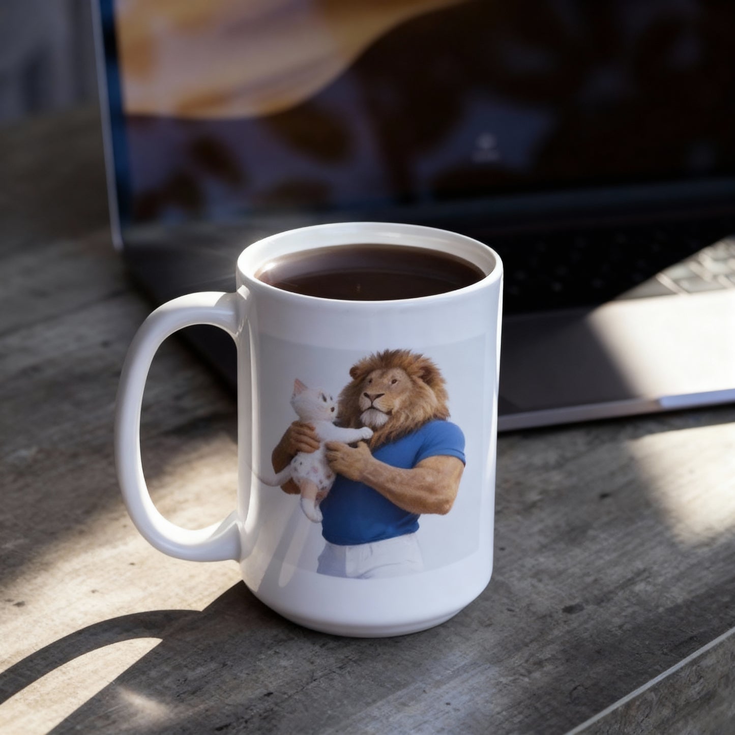 LION DAD - Ceramic Coffee Cups, 11oz, 15oz