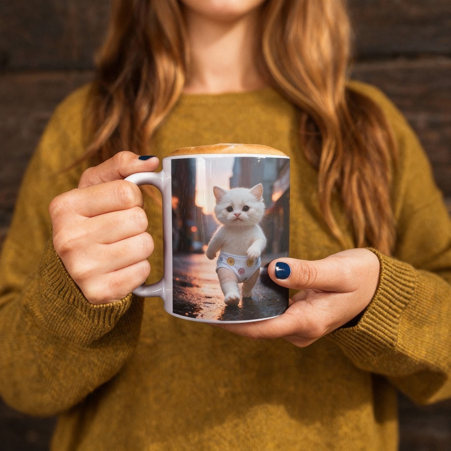 KITTEN - Ceramic Coffee Cups, 11oz, 15oz