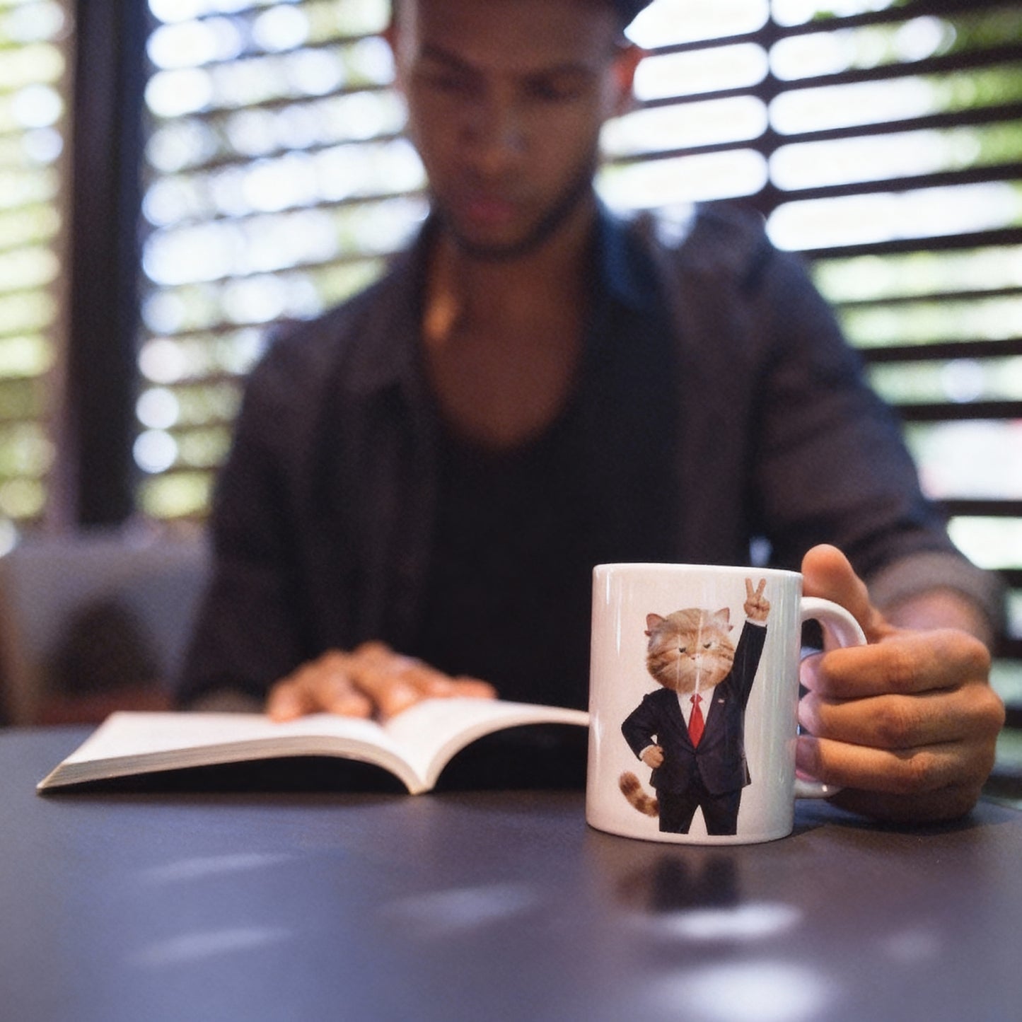 TRUMP CAT - Ceramic Coffee Cups, 11oz, 15oz